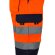 Bermudas polar bicolor de alta visibilidad Hades Naranja detalle 6