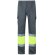 Pantalón multibolsillos bicolor poseidon con reflectantes Gris/Amarillo