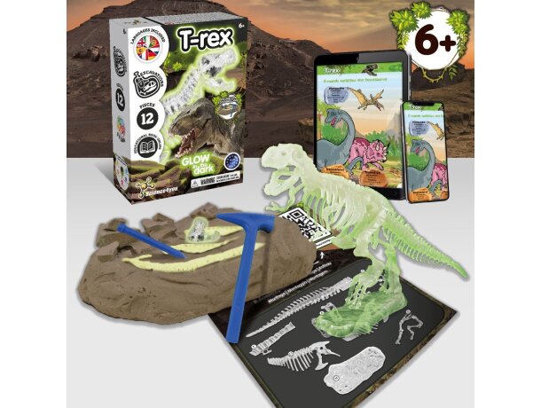Kit de excavación fossil excavation kit i para niños Multicolor detalle 3