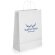 Bolsa Grant de papel blanca con asa rizada 32x39x11 cm blanco