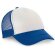 Gorra de rejilla con frontal blanco azul royal