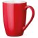 Taza de cerámica 370 ml rojo