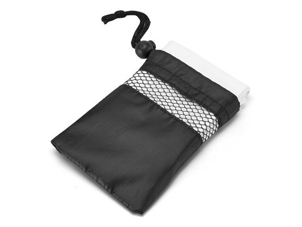 Toalla de microfibra en funda 40x80 cm blanco