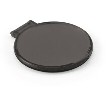 Espejo de maquillaje redondo negro barato