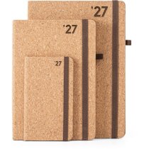 Agenda de corcho Pomar A5 con acabado natural