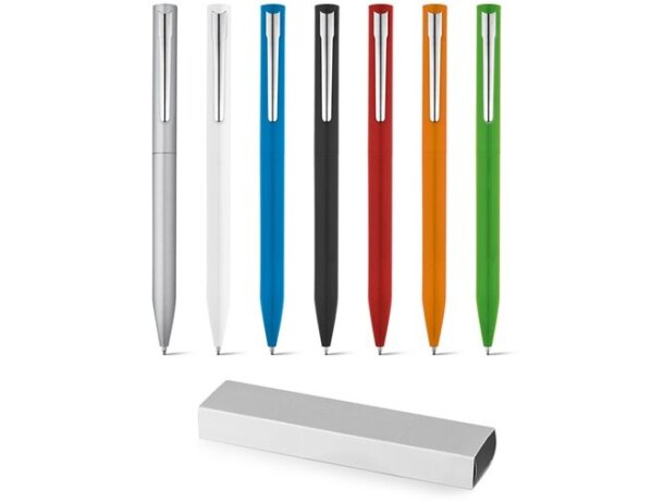 Bolígrafo de aluminio con clip brillante