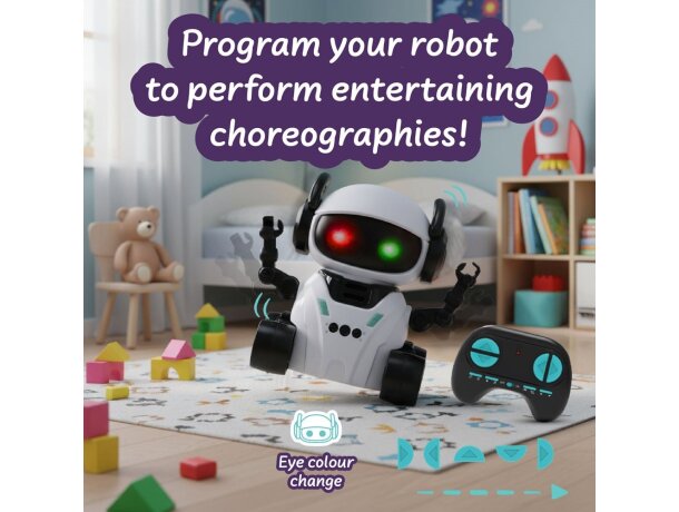 Romi Intelligent Robot educativo con reconocimiento de gestos Multicolor detalle 2