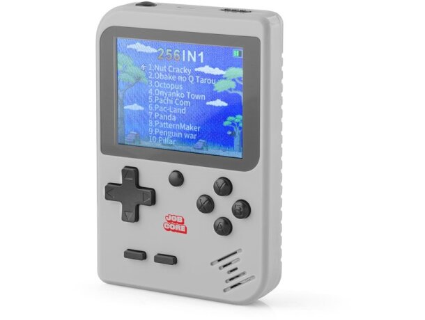 Consola retro portátil Bowser con 256 títulos clásicos Gris detalle 5
