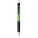 Bolígrafo Caribe colorido con antideslizante verde claro