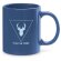 Mug cerámica 350ml azul