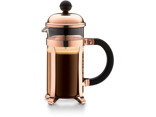 Cafetera Chambord Copper 350 350ML Cobre detalle 2