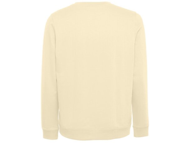 Sudadera unisex Colombo de algodón y poliéster, 240 g/m² Amarillo pastel detalle 14