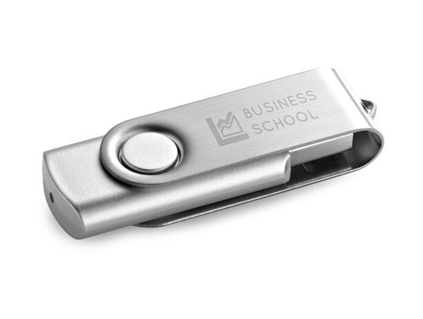 Memoria Usb Claudius 4GB cromado satinado