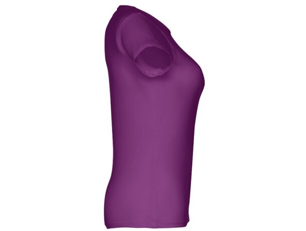 Camisetas manga corta corte entallado de algodón 150 g/m2 Thc Sofia Morado detalle 41