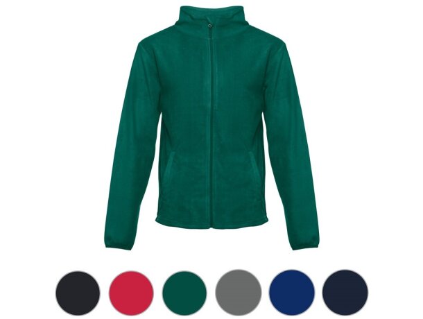 Chaqueta polar Helsinki con cremallera y bolsillos detalle 1
