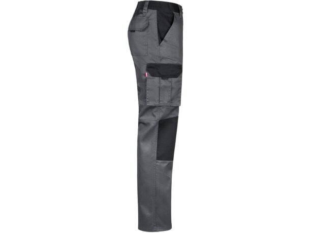 Pantalón sarga multibolsillos bicolor njord slim fit Gris detalle 10