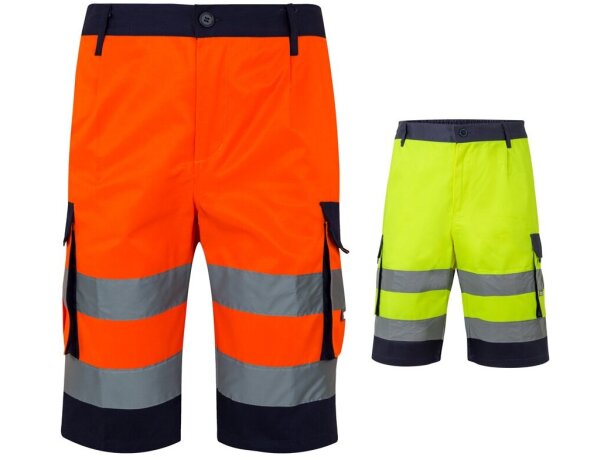 Bermudas polar bicolor de alta visibilidad Hades detalle 1