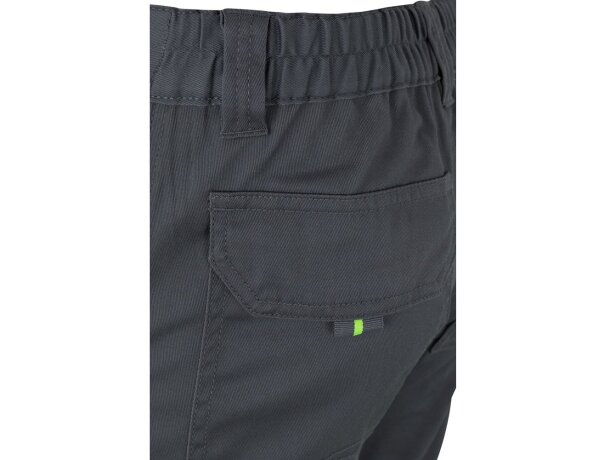 Pantalón elástico multibolsillos bicolor VL Zeus Gris/Amarillo detalle 20
