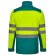 Chaqueta soft shell bicolor hestia large alta visibilidad Verde/Amarillo detalle 5