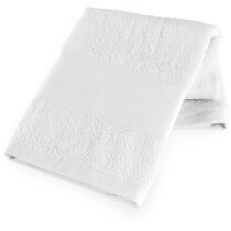Toalla de algodón de rizo 400 gr 50x60 cm personalizada blanca