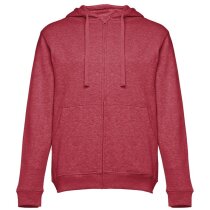 Sudadera thc amsterdam ii roja con capucha