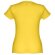 Camisetas manga corta corte entallado de algodón 150 g/m2 Thc Sofia Amarillo detalle 72