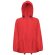 Cortavientos infantil THC Dubliners Kids con capucha impermeable Rojo detalle 14