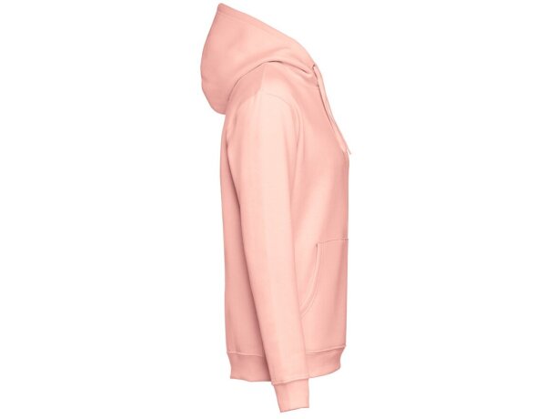 Sudadera unisex con capucha phoenix en algodón y poliéster Salmón detalle 21