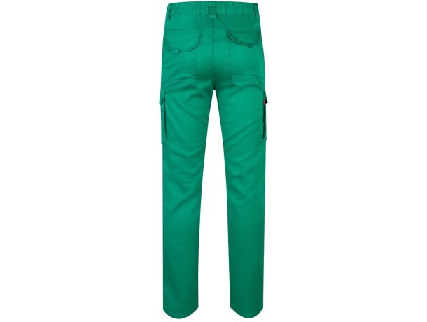 Pantalón lugh multibolsillos elástico con bolsillos de fuelle Verde detalle 28