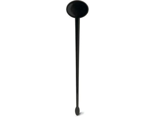 Agitador de cóctel de plástico personalizado negro Agitador de cóctel de plástico personalizado negro