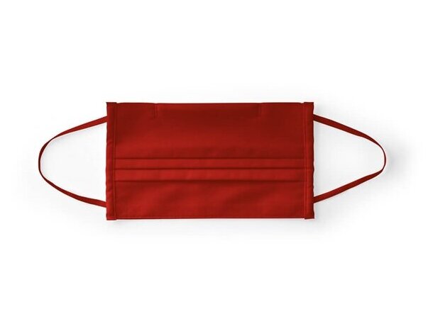 Grance. mascarilla textil reutilizable rojo