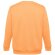 Sudadera Delta unisex de algodón y poliéster con interior cardado Naranja coral detalle 5