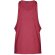 Camiseta sin mangas Ibiza de algodón cardado 140 g/m² Rojo matizado detalle 5