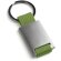 Llavero colores de metal y webbing personalizado verde