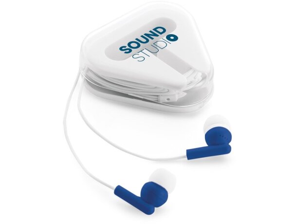 Auriculares Faraday con caja ABS Azul royal detalle 1