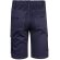 Bermudas elásticas multibolsillos Hebe con cinturilla elástica Azul detalle 23