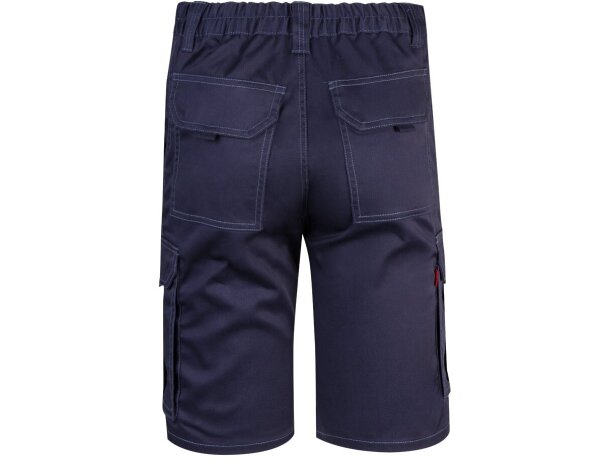 Bermudas elásticas multibolsillos Hebe con cinturilla elástica Azul detalle 23