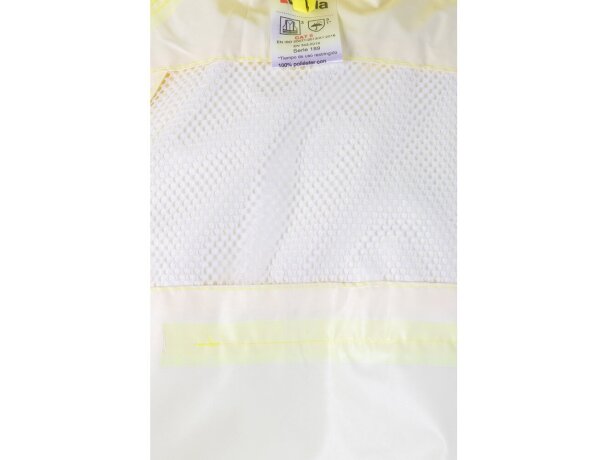 Traje de lluvia Venus alta visibilidad EN20471 clase 3 Amarillo hexachrome detalle 18