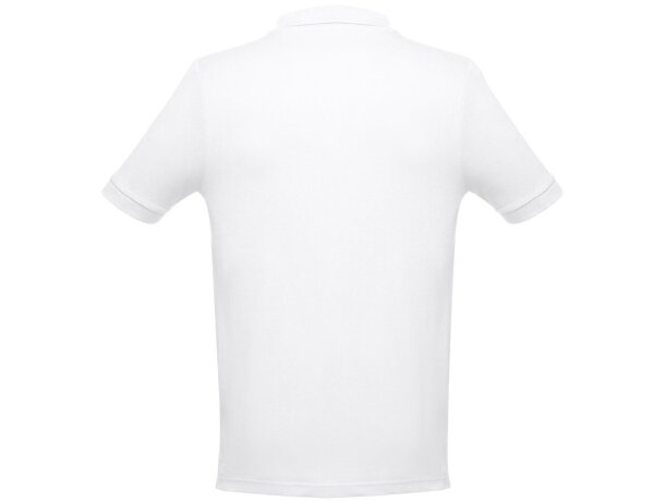 Polo Adam Wh de algodón piqué regular fit para hombre Blanco detalle 3