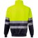 Sudadera bicolor alta visibilidad VL Thor poliéster 300 g/m² Azul marino/Amarillo detalle 12
