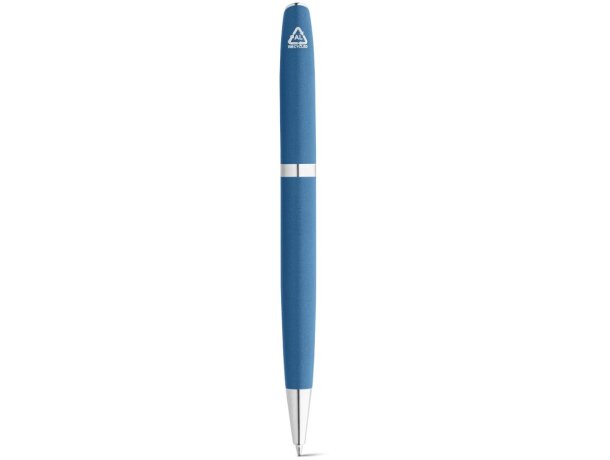 Set Re-lando roller y bolígrafo en aluminio reciclado 100% rAL Azul detalle 26