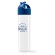 Botella para deportistas con tapón de color a elegir azul royal