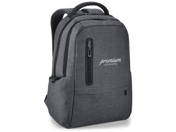 Mochila para ordenador. gris oscuro