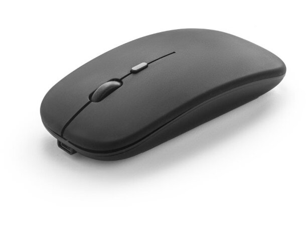 Ratón inalámbrico khan con batería recargable de 500mah Negro detalle 9