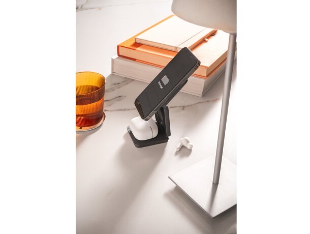 Cargador inalámbrico magnético Broglie 4 en 1 15W ultrarrápido detalle 3