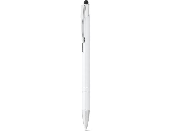 Bolígrafo de aluminio GALBA. Blanco detalle 7