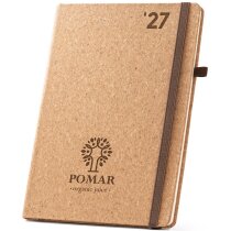 Agenda de corcho Pomar B5 con marcapáginas