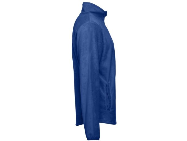Chaqueta polar Helsinki con cremallera y bolsillos Azul royal detalle 13