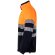 Chaqueta polar bicolor Eros con bandas reflectantes EN20471 Azul marino/Naranja detalle 24