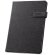 Agenda diaria Andresen B5 rPET reciclado con cierre elástico negro Agenda Andresen B5 en rPET negro